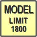 Piktogram - Model: Limit 1800